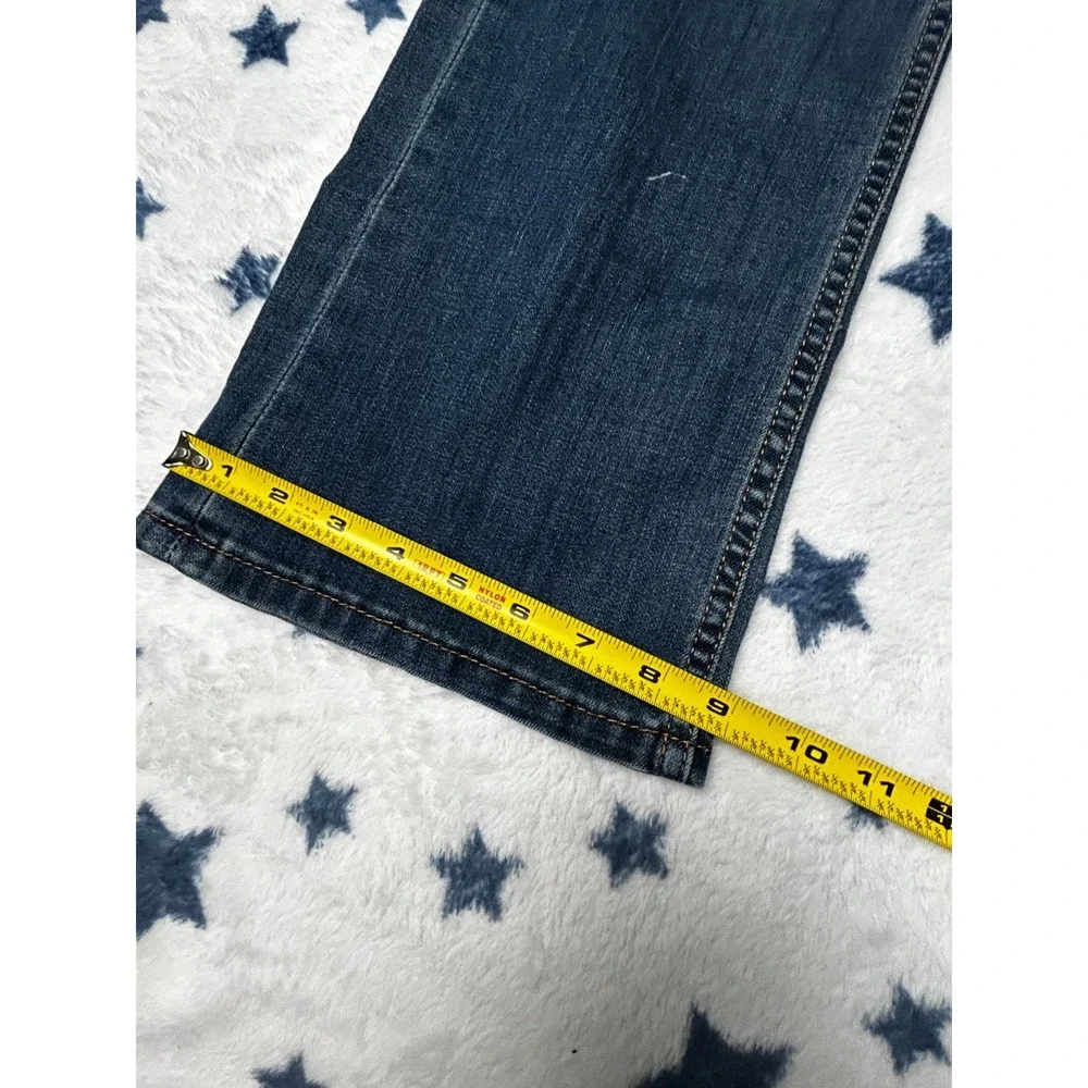 Levis 527 Jeans Mens 34x30 Blue Bootcut Stretch Denim Dark Wash Pants